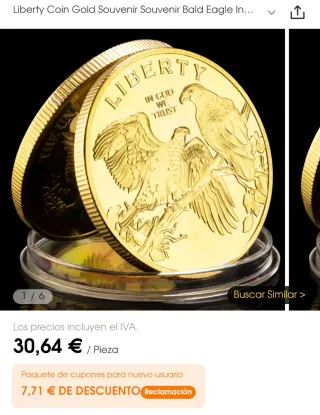 Moneda conmemorativa estados unidos de america