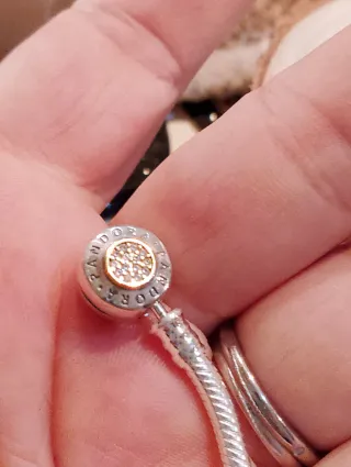 Pulsera plata Pandora 21cm