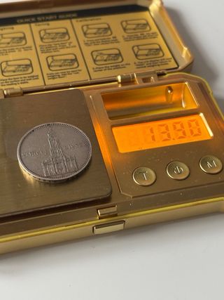 Moneda plata 5 Marcos 1934 Alemania