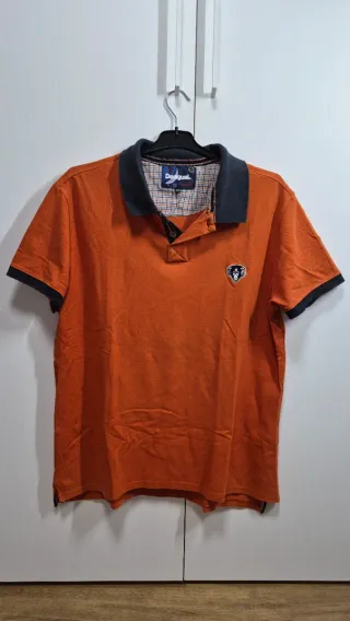 Polo Naranja Desigual Talla XXL