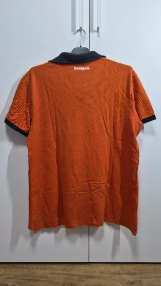 Polo Naranja Desigual Talla XXL