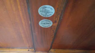 Mesa de centro madera ,cristal.