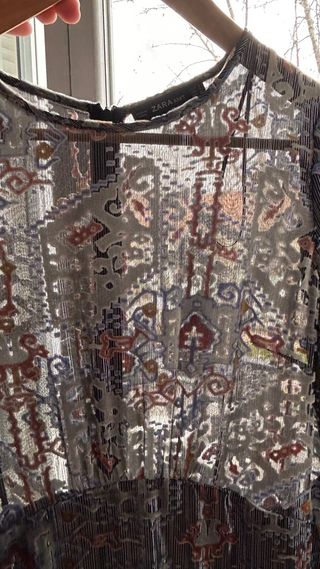 Vestido de Zara Knit,fiesta, talla S