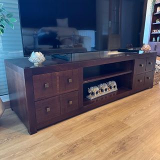 Mueble tv madera