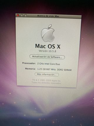 MacBook Black Core Duo 2GHz - para coleccionistas