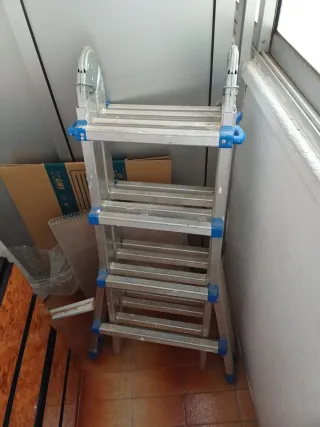 Escalera multiusos aluminio