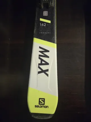 Esquis bastones y bolsa