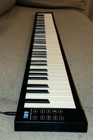 Carry on Piano 88 Touch Black sensibles al tacto.