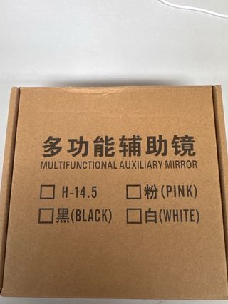 Espejo Redondo Negro