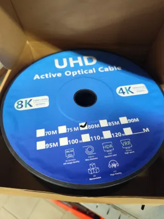Cavo HDMI fibra 80 MT