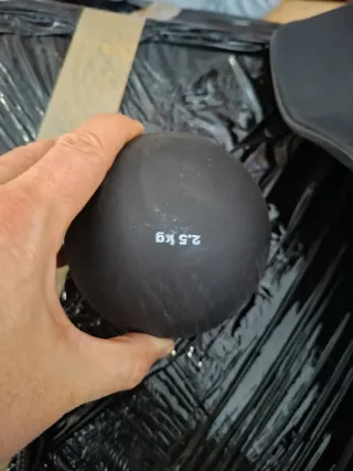 Peso lanzamiento Atletismo 2,5 kg caucho