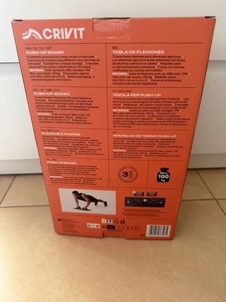 Tabla de flexiones. Push-up board de Crivit