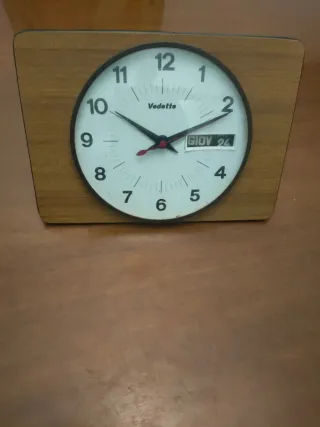 Orologio da muro vintage Vedette made in France