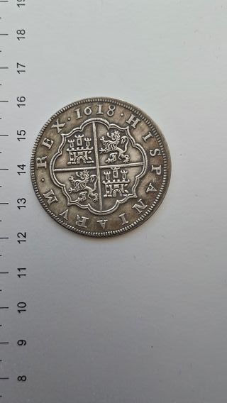 Moneda Antigua 1618 Rex Hispaniarum