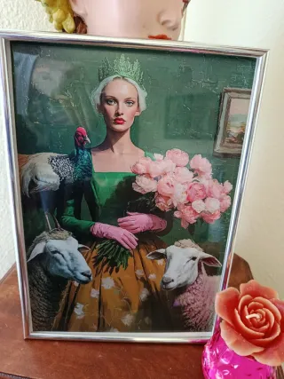 Cuadro Frida Kahlo Marco Plata