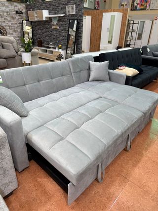 sofa cama kris 210cm con arcon