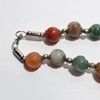 Collana vintage con varie pietre semipreziose