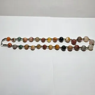 Collana vintage con varie pietre semipreziose