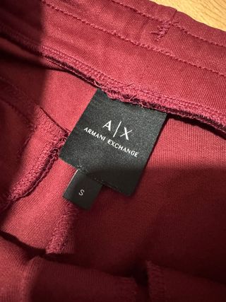 Jogger Armani Talla S Burdeos