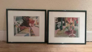 Tres cuadros de pared