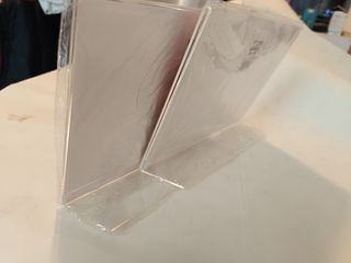 2 Cornici plexiglass appoggio orizzontale20x15