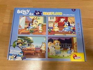 Puzzle Bluey 4x48 MaxiFloor Doble Cara
