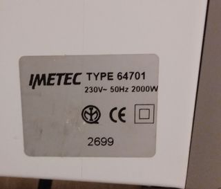 Stufetta elettrica Caldorapido Imetec