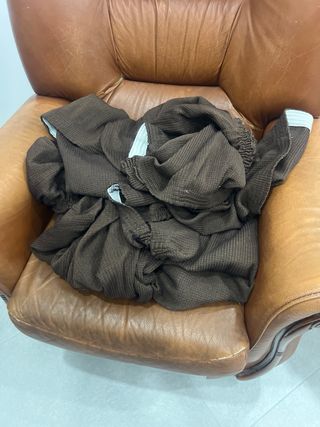 2 sillones relax de piel elevador para descanso