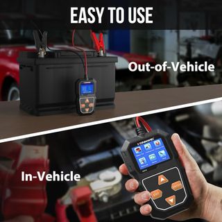 Comprobador de Batería de Coche 6V 12V, KONNWEI KW
