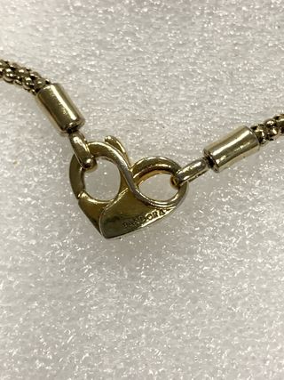 Pandora braccialetto argento dorato chiusura cuore