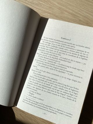 Libro Orgullo y Prejuicio