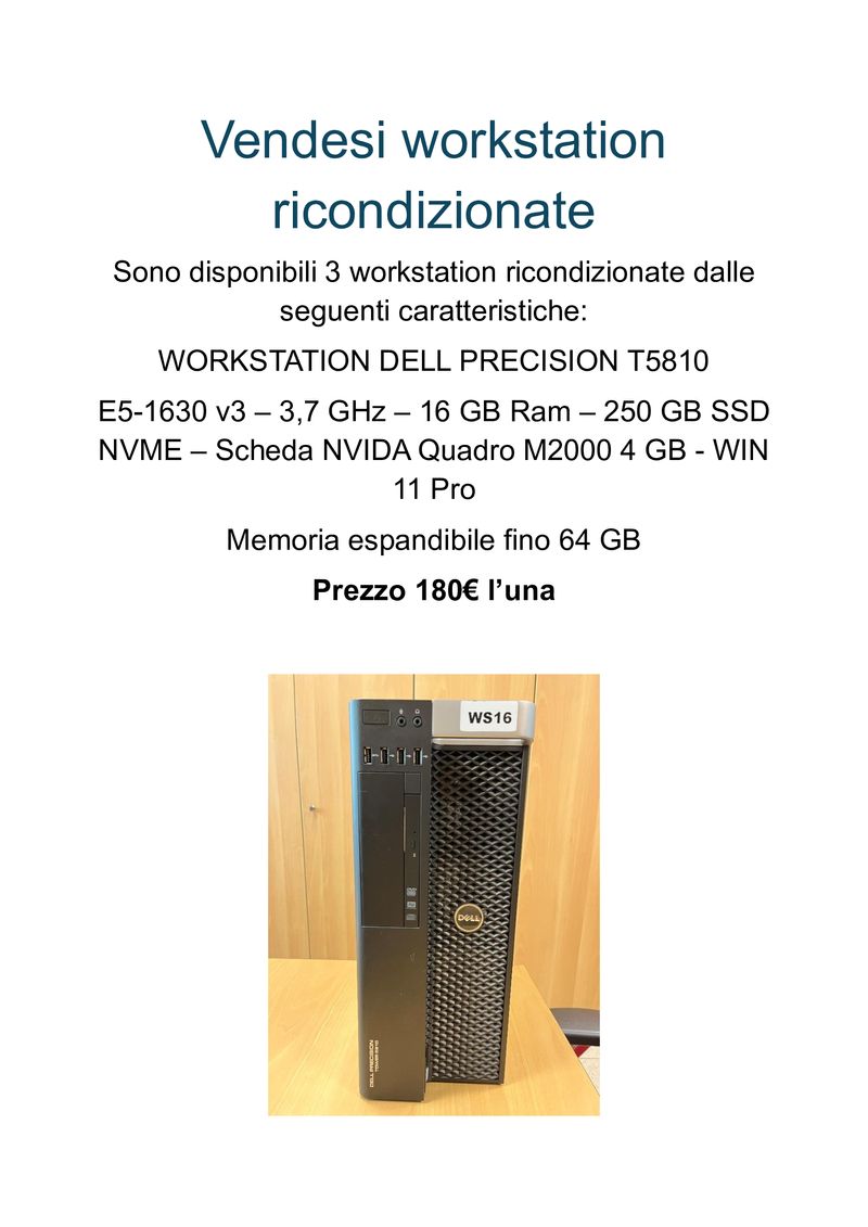 ESTACIÓN DE TRABAJO DELL PRECISION T5810