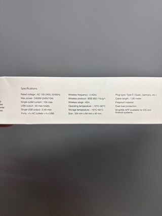 Regleta Inteligente OnEarz Smart Control x 3