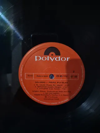 Disco de vinilo PEDRO-RUY-BLAS/DOLORES,Lp