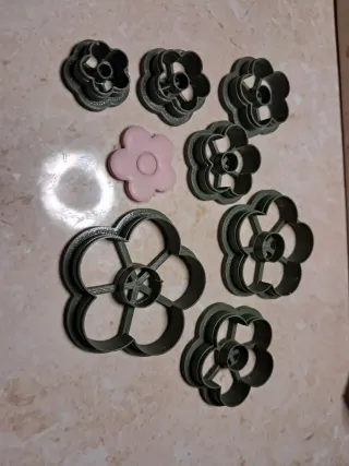 Cortador arcilla polimérica flor