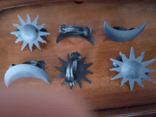 6 pinzas para cortinas