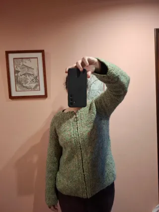 Chaqueta abrigosa lana