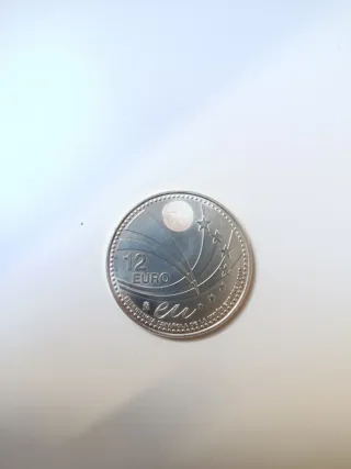 Moneda de Plata 12€ Juan Carlos y Sofía 2010