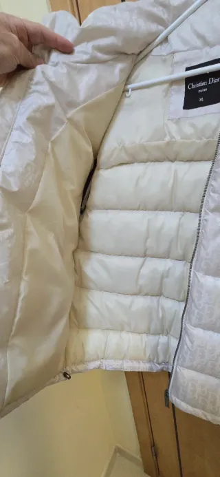 Casaco puffer branco