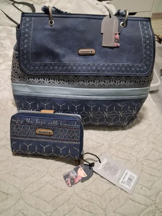 Conjunto de bolso y cartera Kimmidoll SIN ESTRENAR