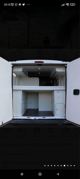FIAT Ducato 2008 CAMPER