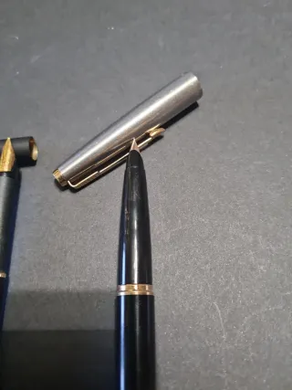 Penne stilografiche Parker 45, Papermate e portaminas Cross