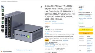 MINI PC GMKTEC M7 ULTRA RYZEN 7 PRO