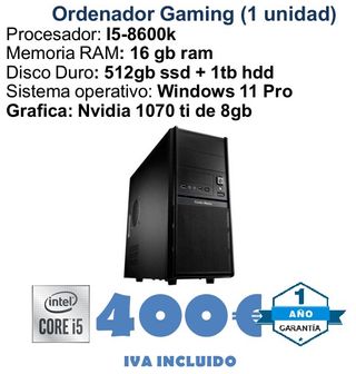 Ordenador Gaming