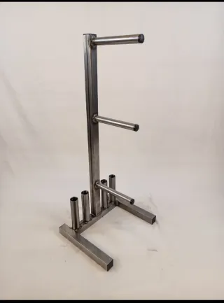 Soporte discos pesas 28 y 30 mm decathlon domyos