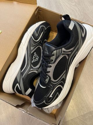 Zapatillas Kappa Talla 44 Negras y Grises