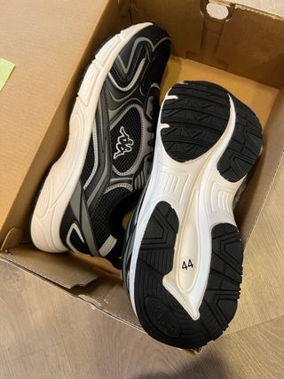 Zapatillas Kappa Talla 44 Negras y Grises