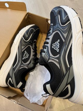 Zapatillas Kappa Talla 44 Negras y Grises