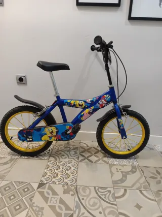 Bicicleta de Bob Esponja de 16 pulgadas