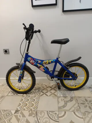 Bicicleta de Bob Esponja de 16 pulgadas